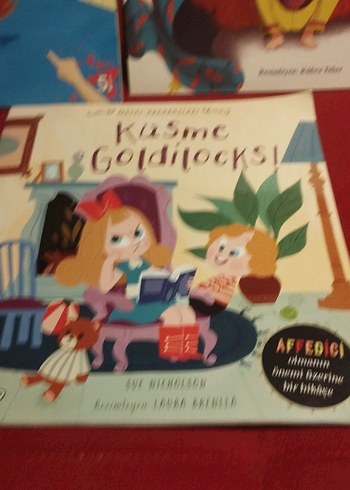 Çocuk Kitapları Seti: Ben Yapmadım, Havuçkız, Küsme Goldilocks - Görsel 5