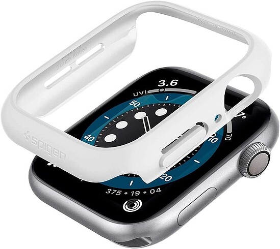 Spigen apple watch 40 mm thin fit beyaz kılıf