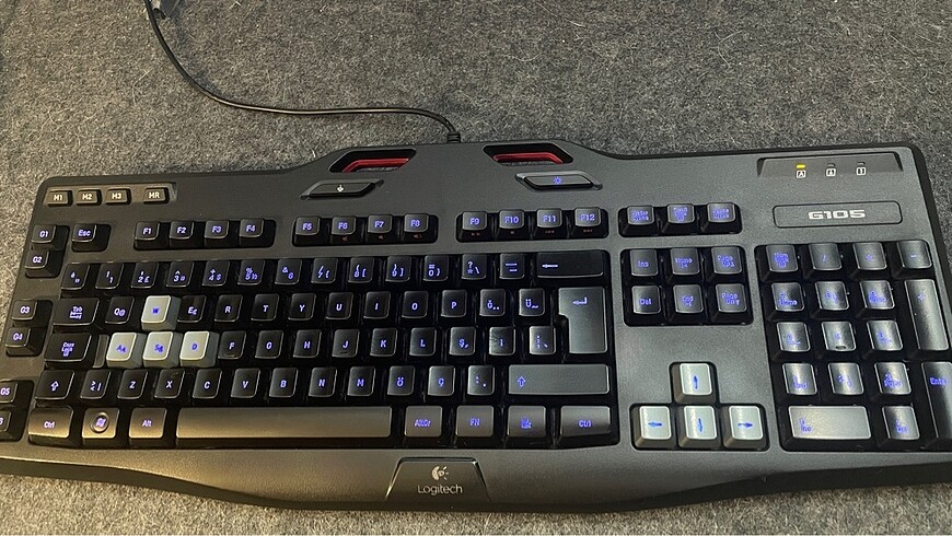 LOGITECH G105 OYUNCU Klavyesi - Türkçe Q Işıklı 12 MAKRO VB EKST - Görsel 5