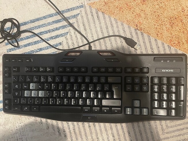 LOGITECH G105 OYUNCU Klavyesi - Türkçe Q Işıklı 12 MAKRO VB EKST - Görsel 6