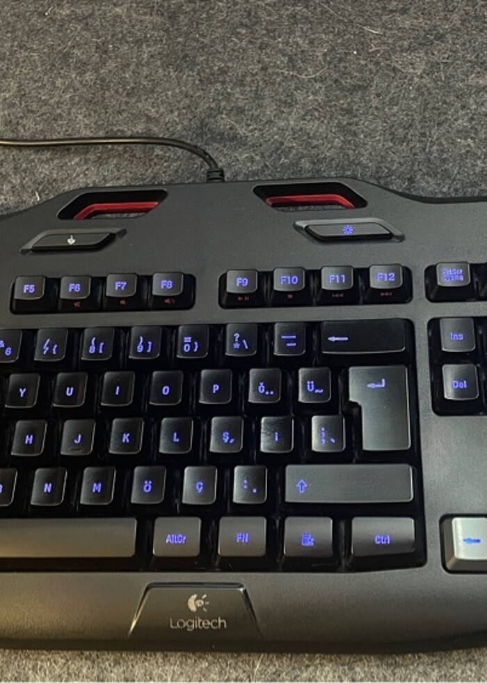 LOGITECH G105 OYUNCU Klavyesi - Türkçe Q Işıklı 12 MAKRO VB EKST - Görsel 5
