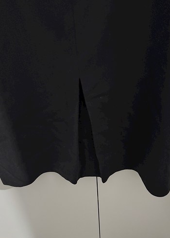 Siyah Midi Hamile Ofis Eteği - Görsel 6