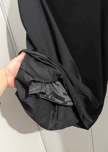 Siyah Midi Hamile Ofis Eteği - Görsel 3