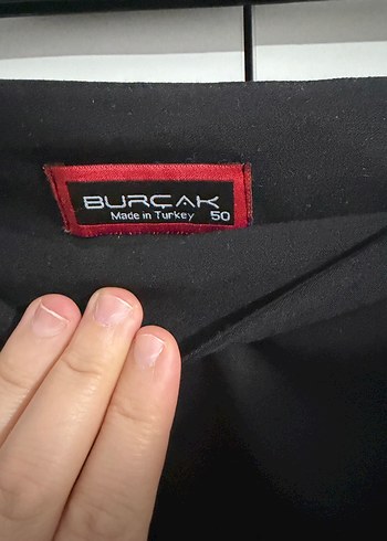 Siyah Midi Hamile Ofis Eteği - Görsel 4