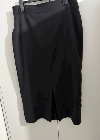 Siyah Midi Hamile Ofis Eteği - Görsel 5