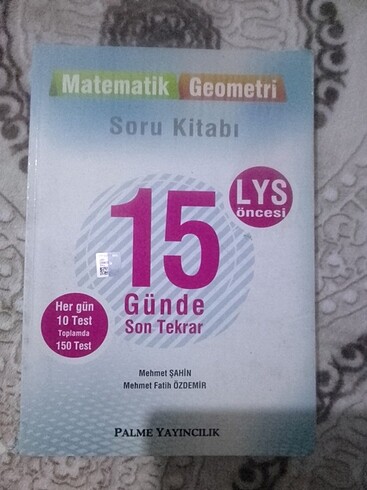 Tyt Ayt matematik 15 günde son tekrar