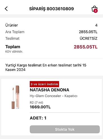 Beden Renk Natasha denona hy glam concealer r2