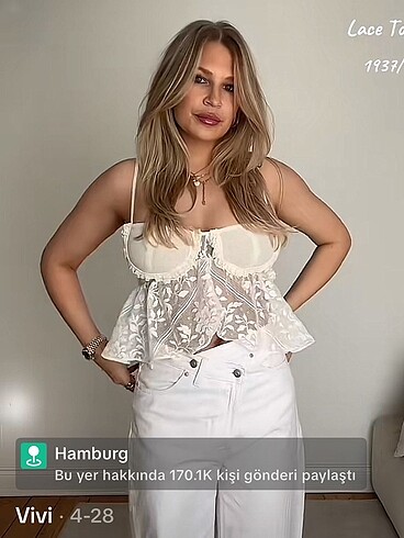 Zara Zara dantelli kamisol top askılı tül bluz viral yeni sezon