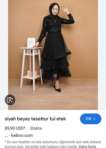 Tül etek 