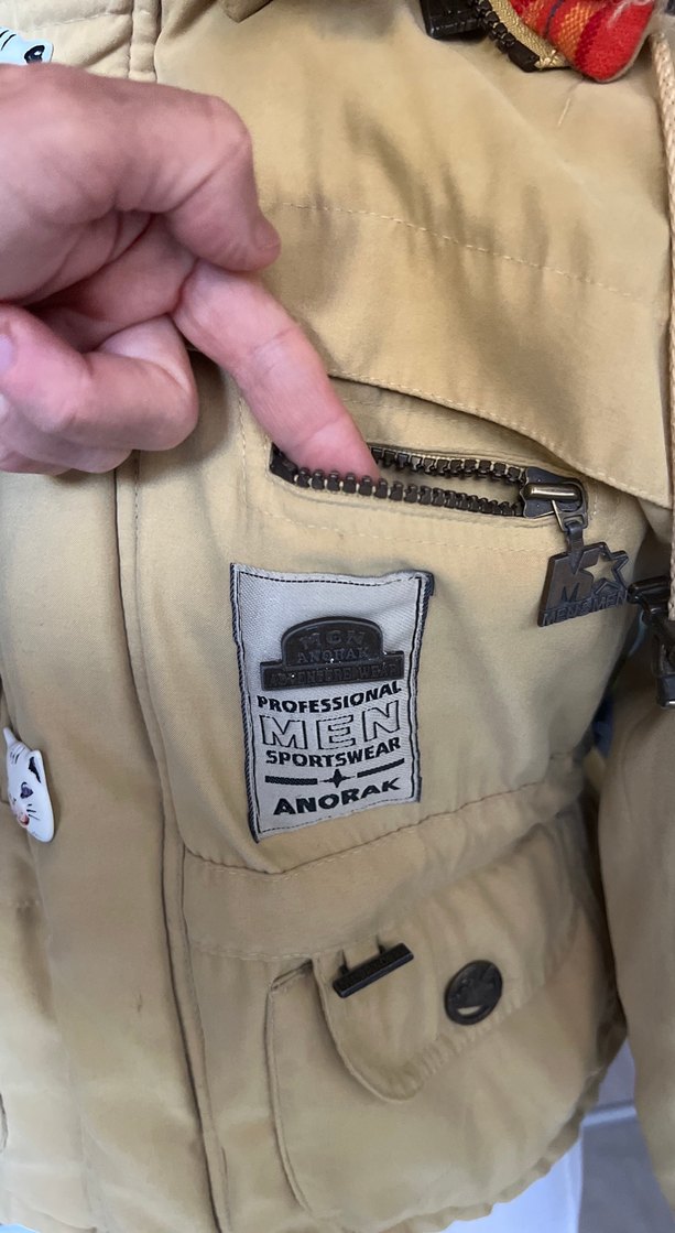 Kürklü Kapüşonlu Erkek Çocuk Bej Mont - Görsel 3