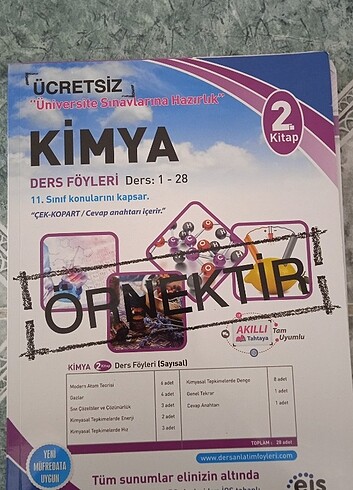 11. Sınıf kimya eis