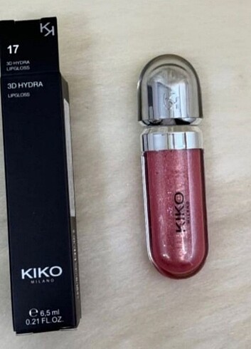 Kiko gloss 17 numara ve 35 numara maybeline 2 tane ruj