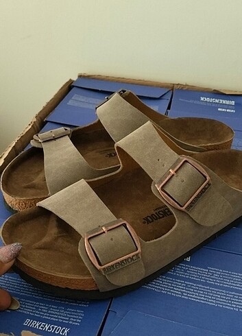 36 Beden gri Renk Birkenstock yeni kutulu gönderim 