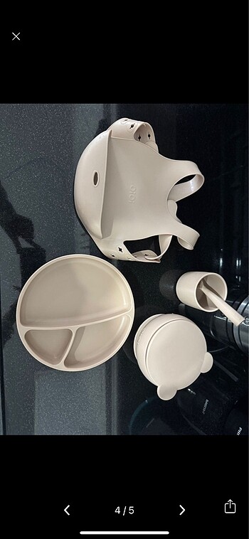  Beden ten rengi Renk OiOi Blw Beslenme 5'li Set Bubble Beige