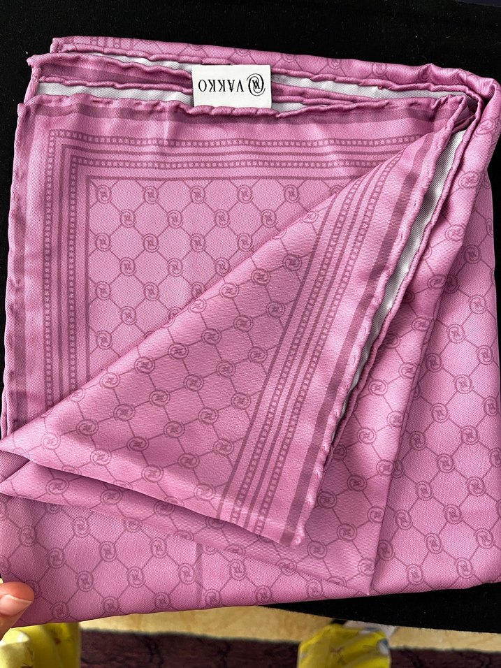 Vakko twill ipek eşarp - Görsel 2