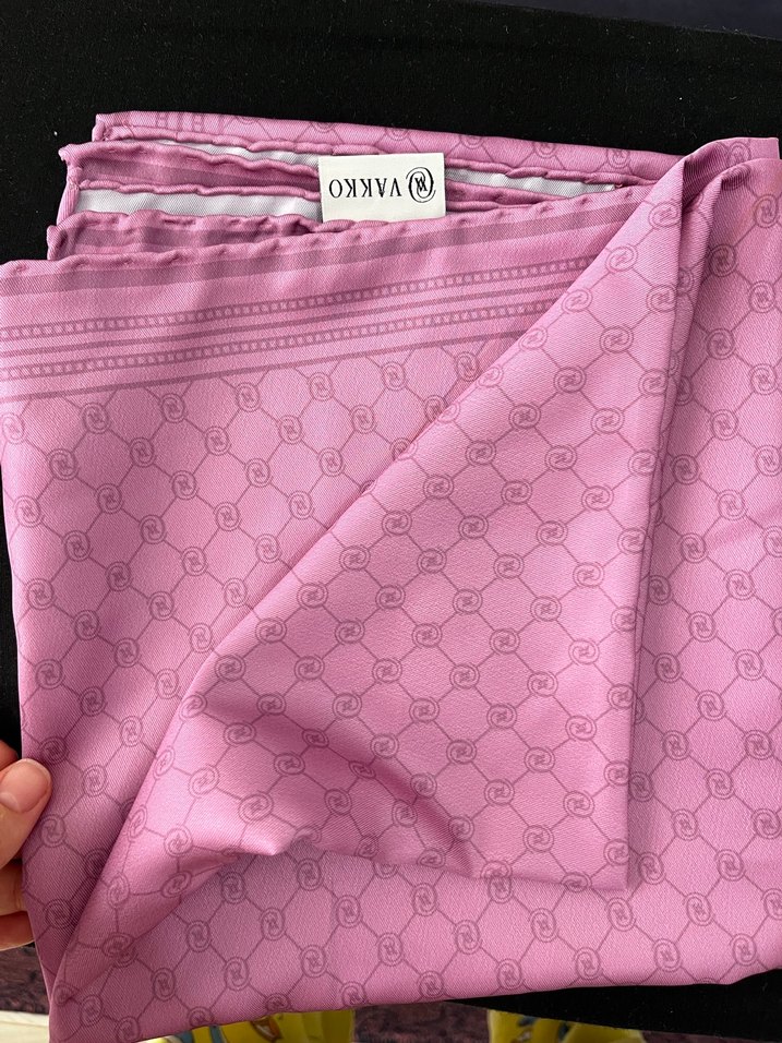 Vakko twill ipek eşarp - Görsel 3