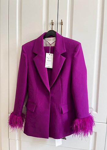 Zara Tuy Detayli Blazer Ceket