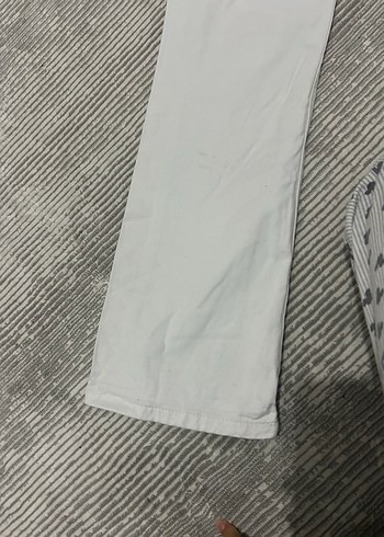 Trendyol & Milla Beyaz Midi Kadın Kot Pantolon