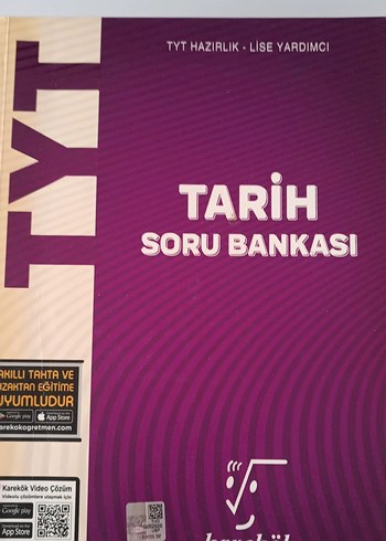 TYT Tarih Soru Bankası - Lise Yardımcı Kitap