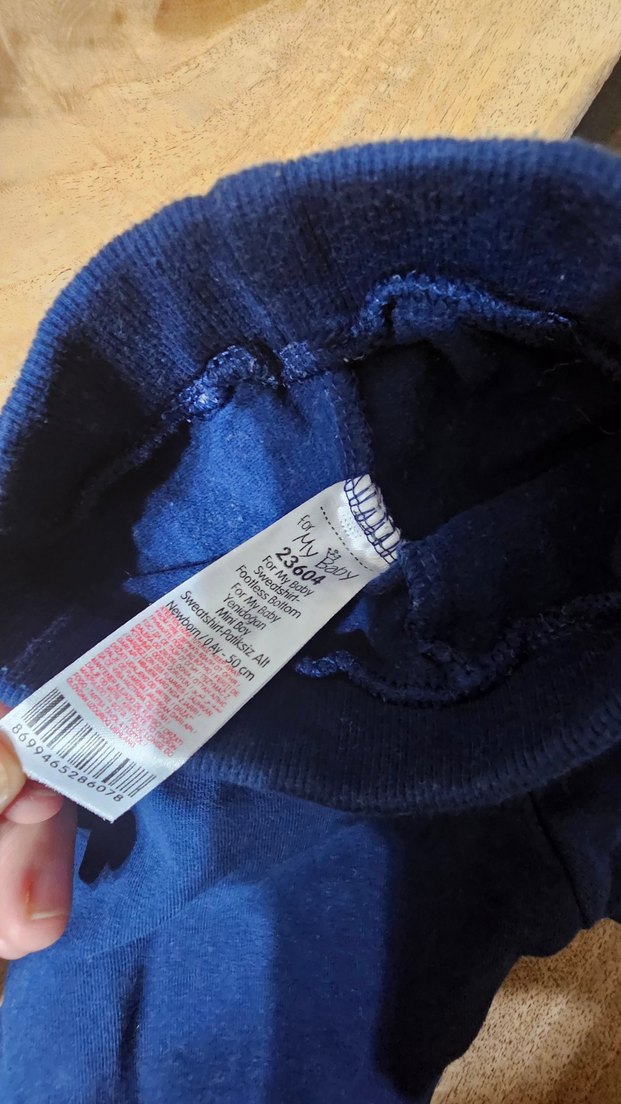 Uzun Kollu Mavi Erkek Bebek Takımı - Görsel 5