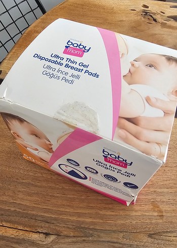 Baby Mom Ultra İnce Jelli Göğüs Pedi 50'li - Görsel 2