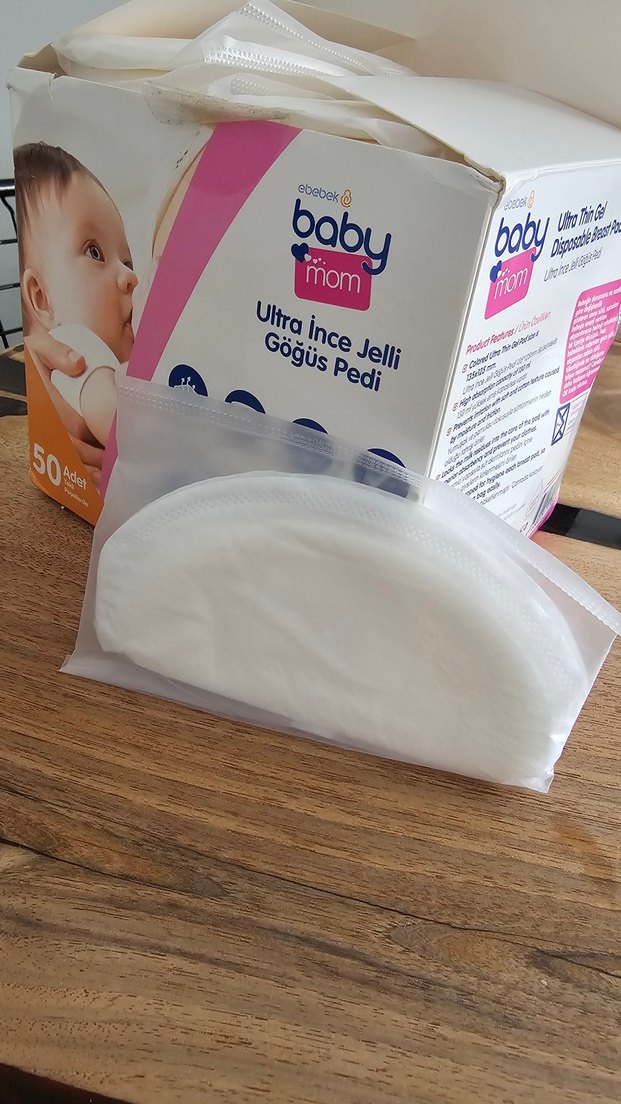 Baby Mom Ultra İnce Jelli Göğüs Pedi 50'li - Görsel 3