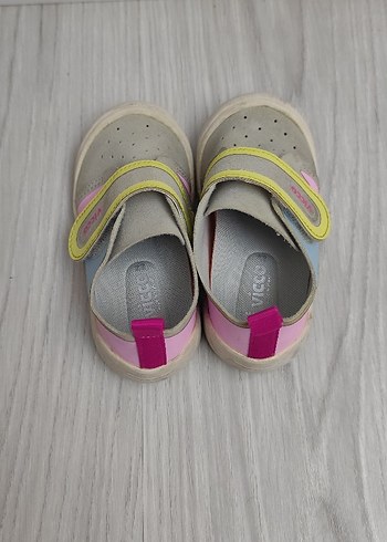 Renkli Bağcıksız unisex bebek ayakkabısı - Görsel 2