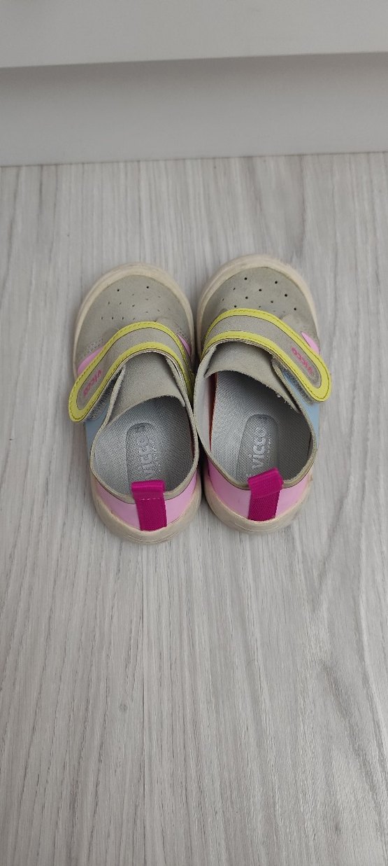 Renkli Bağcıksız unisex bebek ayakkabısı - Görsel 2