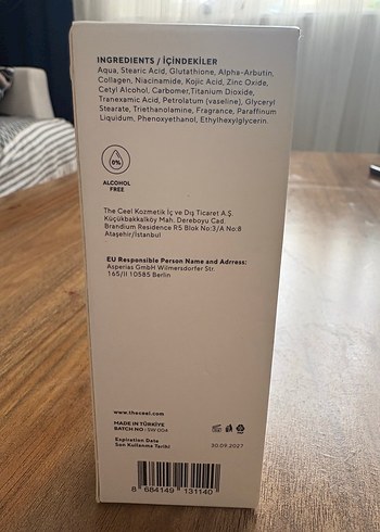 CEEL Cilt Beyazlatıcı Krem - Görsel 2