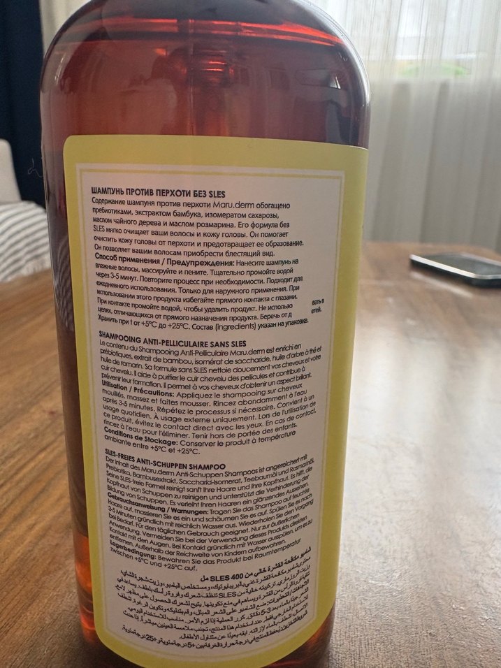 Maru.derm SLES İçermeyen Kepek Şampuanı 400 ml - Görsel 5