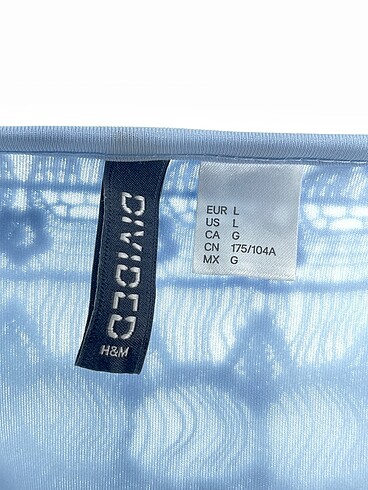 l Beden mavi Renk H&M Kısa Elbise %70 İndirimli.