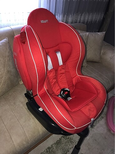 9- 18 kg Beden kırmızı Renk Kraft rino isofix 9-18 kg oto koltuğu