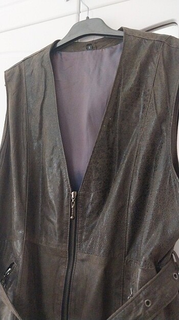 Suni deri yelek  - Görsel 2