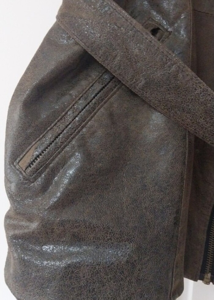 Suni deri yelek  - Görsel 3