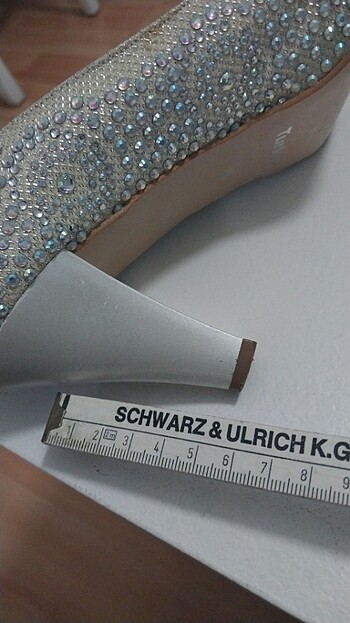 Taşlı abiye ayakkabı  - Görsel 7