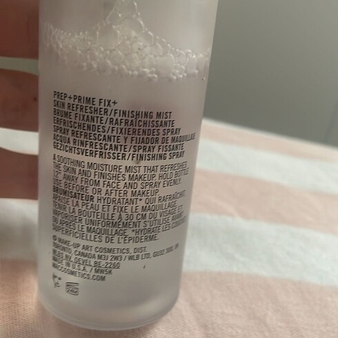  Beden Mac sabitleme spreyi