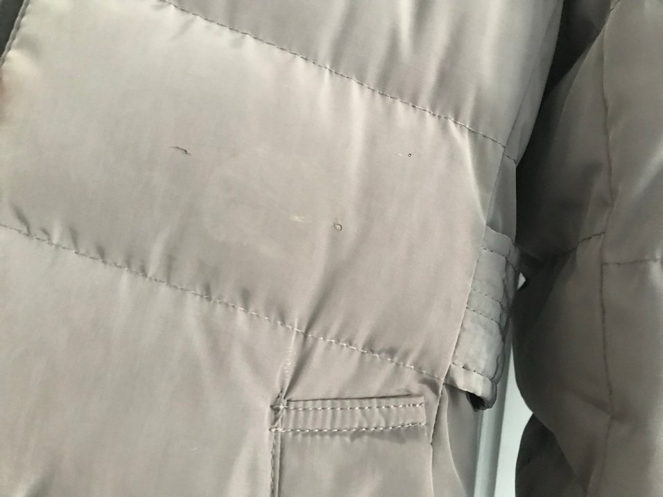 Gri Kadın Midi Kaban, Kürklü Kapüşonlu - Görsel 4