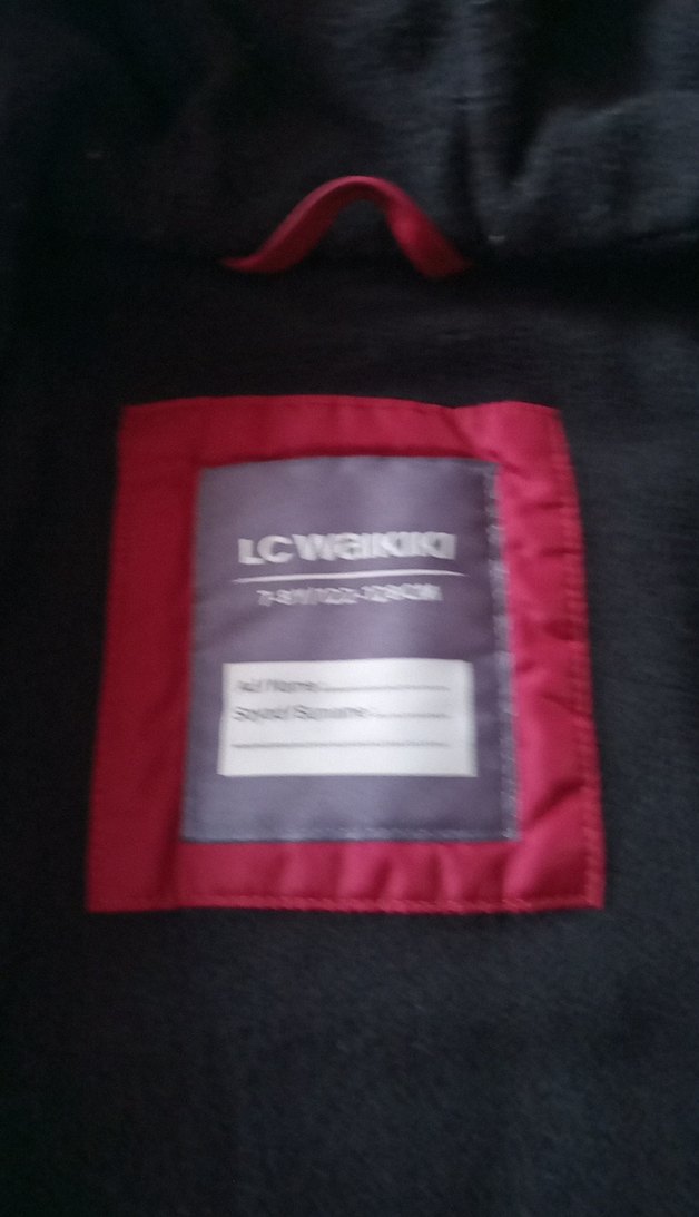 Bordo Fermuarlı Erkek Çocuk Mont - Görsel 3