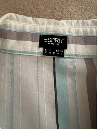36 Beden Esprit çizgili gömlek