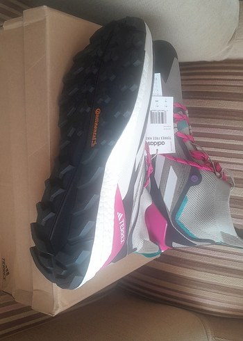 Adidas TERREX FREE HIKER 2 Outdoor  Pembe-Gri  Spor Ayakkabı - Görsel 5