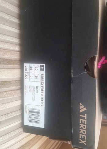 Adidas TERREX FREE HIKER 2 Outdoor  Pembe-Gri  Spor Ayakkabı - Görsel 7