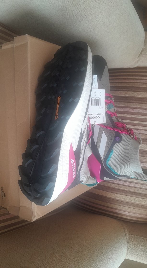 Adidas TERREX FREE HIKER 2 Outdoor  Pembe-Gri  Spor Ayakkabı - Görsel 5