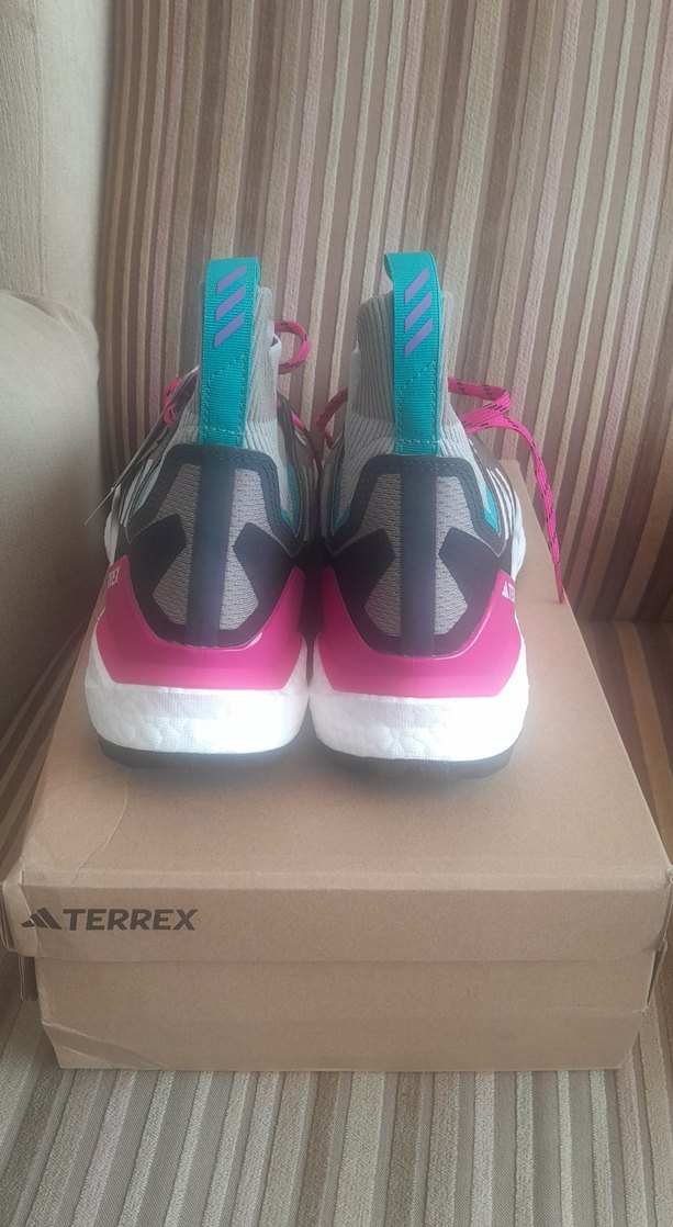 Adidas TERREX FREE HIKER 2 Outdoor  Pembe-Gri  Spor Ayakkabı - Görsel 4