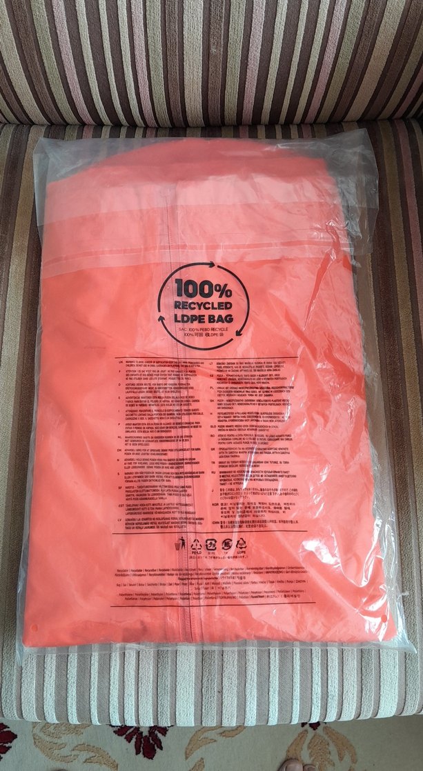 Adidas Terrex Turuncu Kapüşonlu Erkek Yağmurluk - Görsel 2