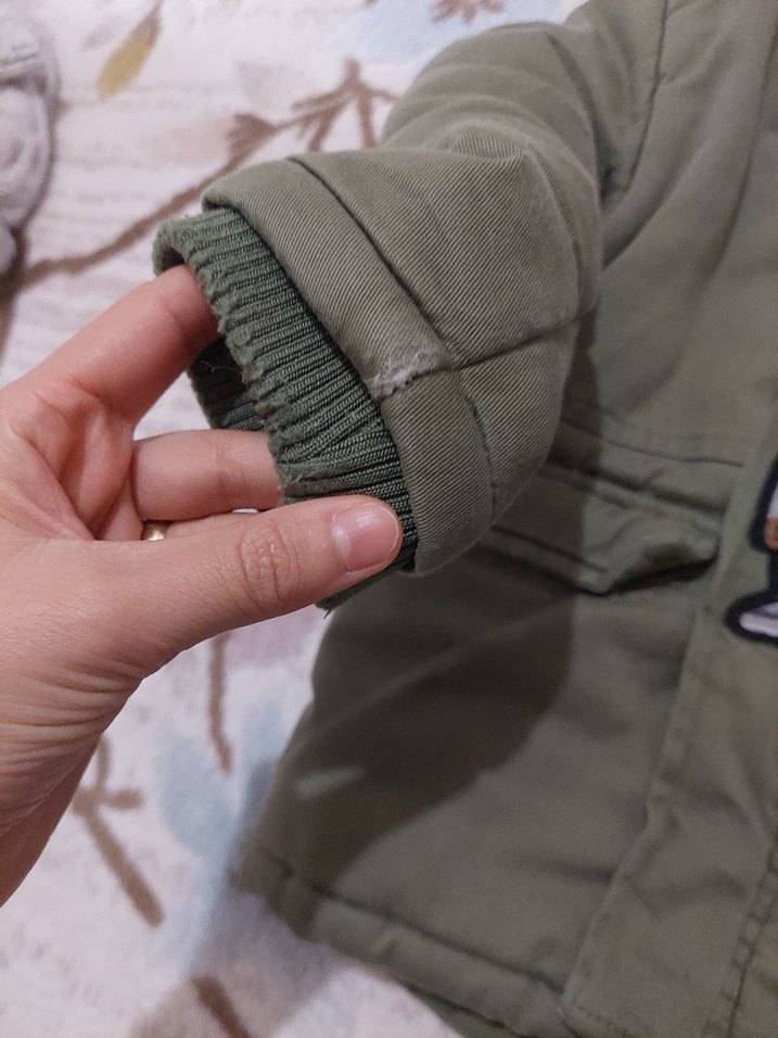 Kürklü Kapüşonlu Erkek Çocuk Mont - Görsel 3