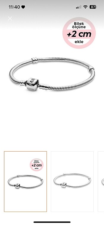 Orjinal belgeli pandora bileklik