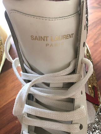 38 Beden beyaz Renk saint laurent bogazlı sneaker