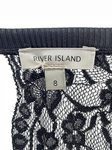 38 Beden siyah Renk River Island Bluz %70 İndirimli.