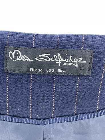 34 Beden lacivert Renk Miss Selfridge Blazer %70 İndirimli.