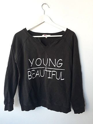 siyah sweatshirt 